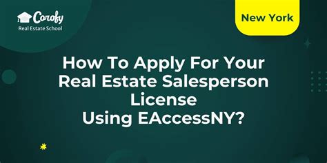 eaccessny real estate license login